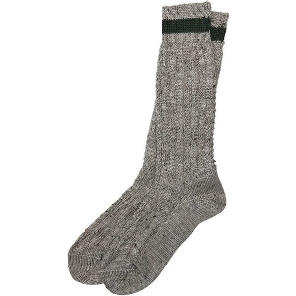 Marschall Trachten Socken Trachten Shopper Socken mit Zopfmuster und Streife