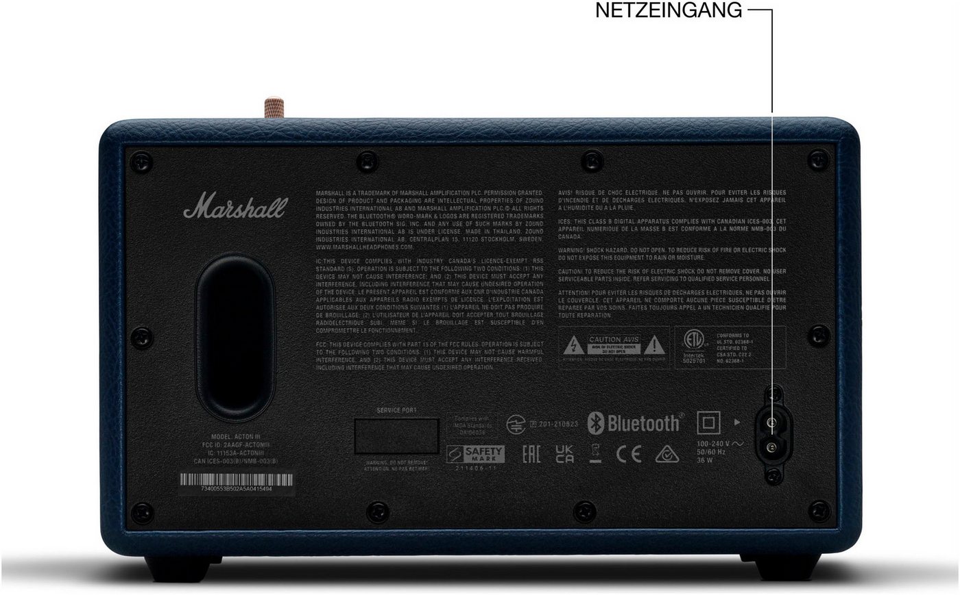 Marshall Acton III Bluetooth-Lautsprecher Stereo (Bluetooth, 60 W) – Bild 4 von 5