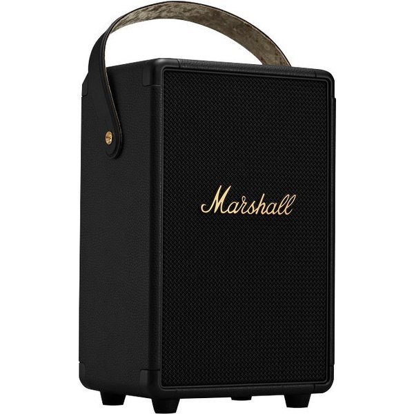 Marshall Tufton Portable Bluetooth-Speaker Stereo (Bluetooth, 15 W, Black and Brass)