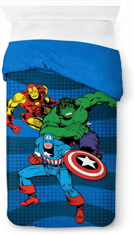 MARVEL Kinderbettwäsche Avengers Good Guys, Linon, 2 teilig, 100% Baumwolle – Bild 3 von 5