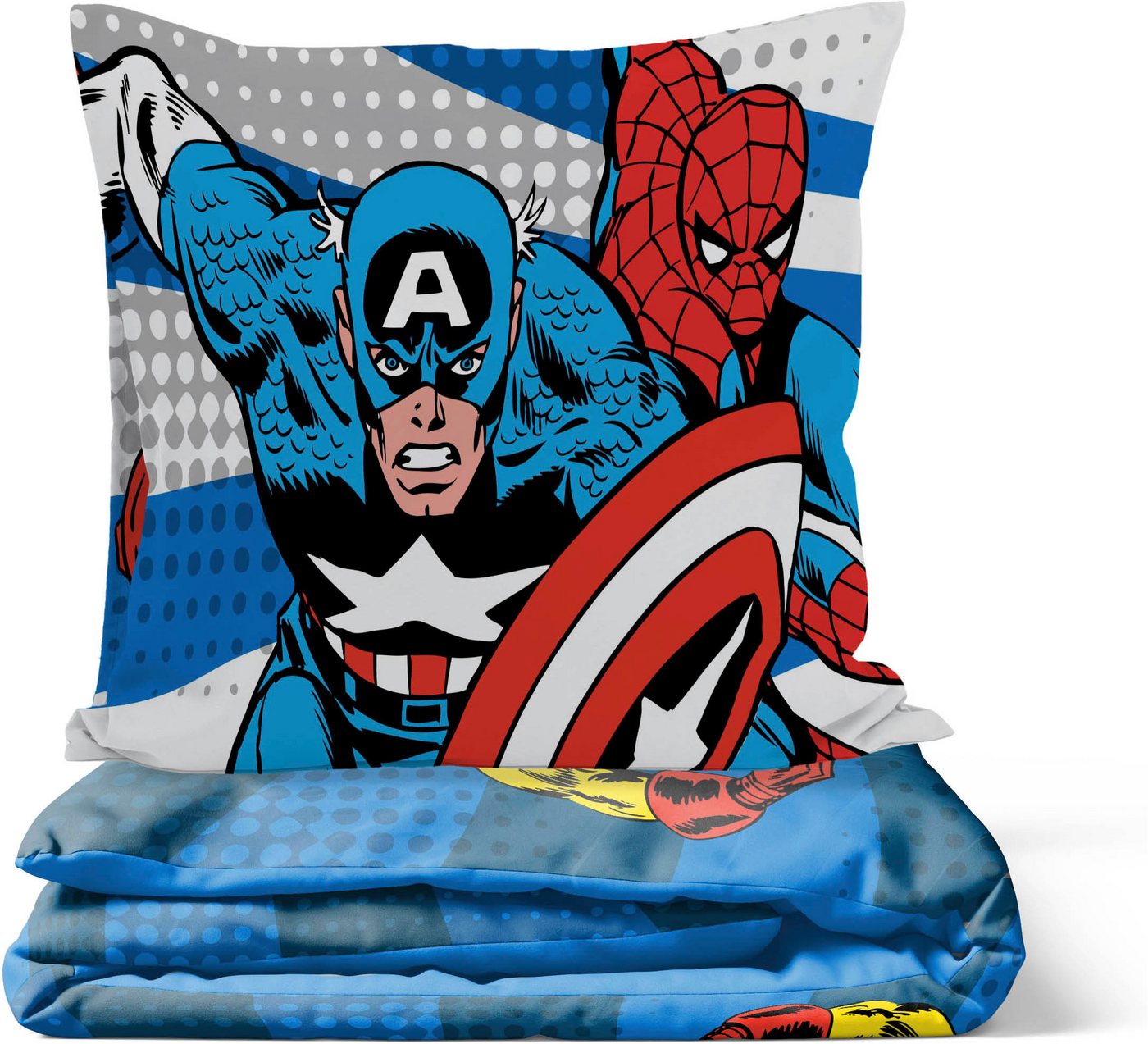 MARVEL Kinderbettwäsche Avengers Good Guys, Linon, 2 teilig, 100% Baumwolle – Bild 5 von 5