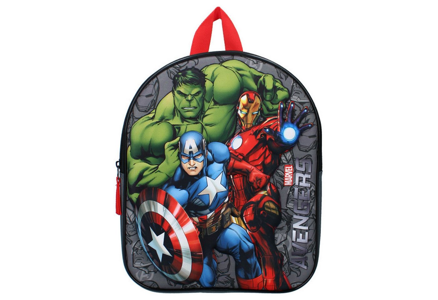 MARVEL Kinderrucksack Avengers 3D-Rucksack – Praktischer Begleiter für Schule & Freizeit – Bild 2 von 4