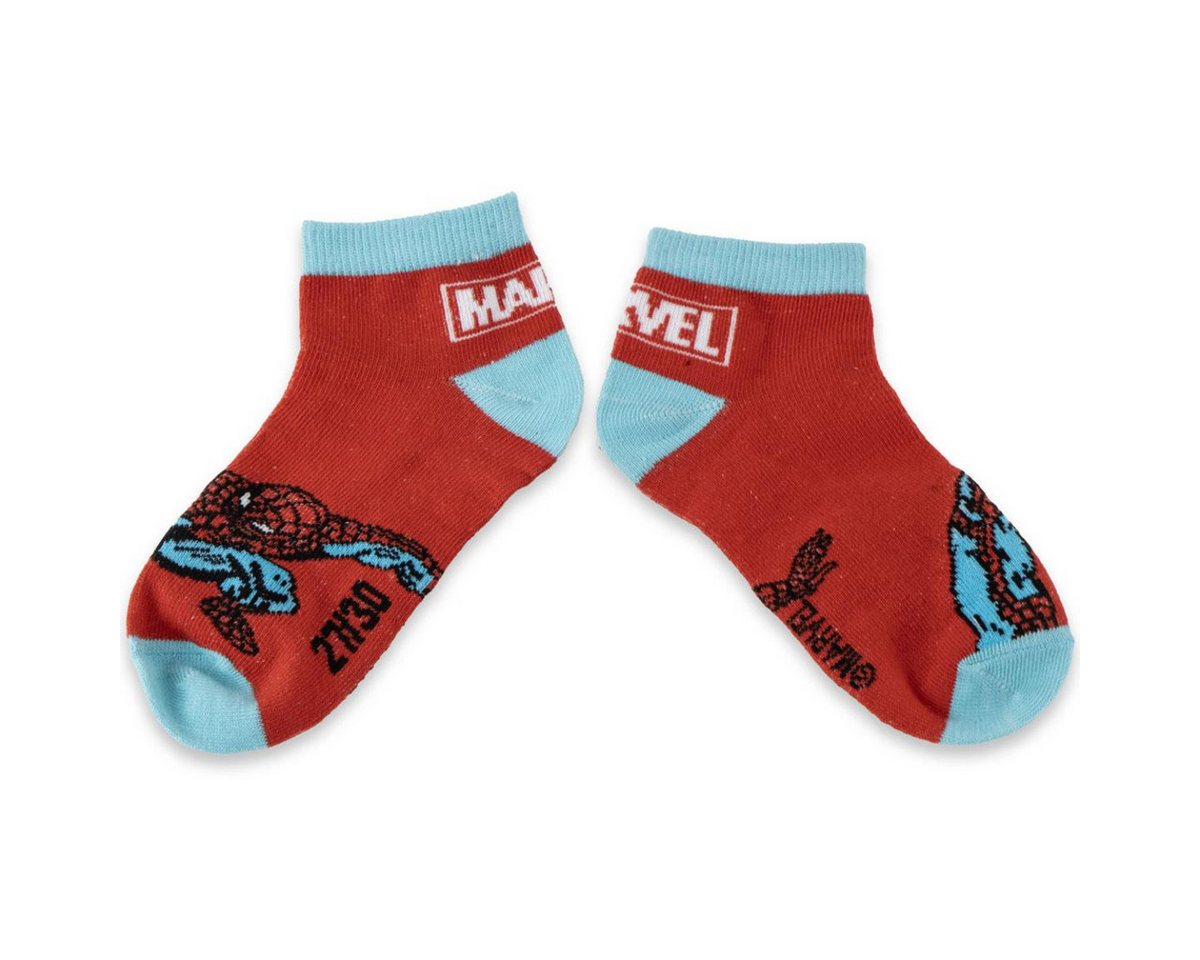 MARVEL Kurzsocken Kinder Sneakersocken Mehrpack Polyester – Bild 4 von 5
