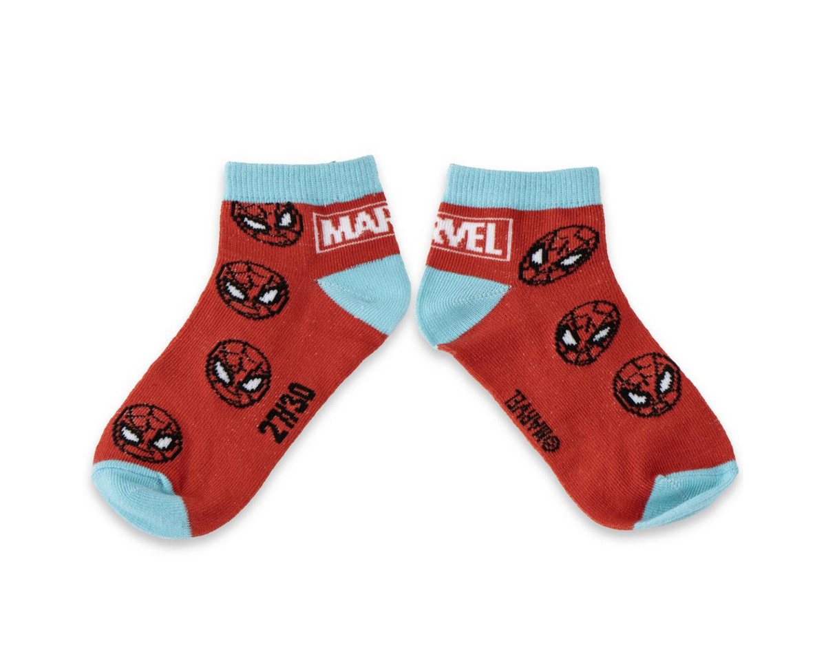 MARVEL Kurzsocken Kinder Sneakersocken Mehrpack Polyester – Bild 5 von 5