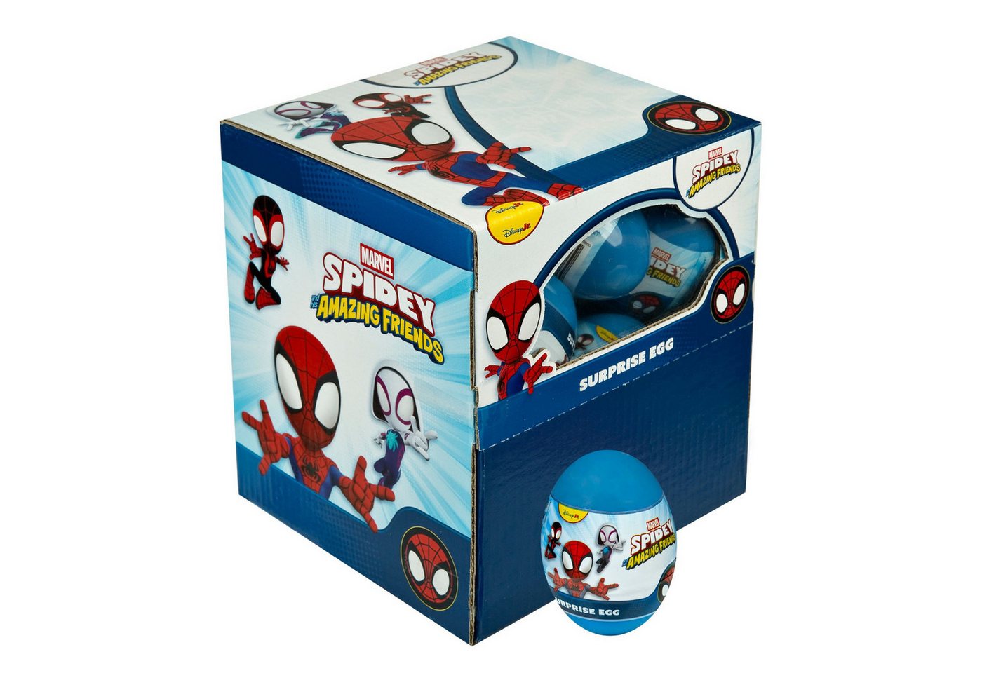 MARVEL Sammelfigur Spidey 1 Stück Kinder blau Spielzeugkapsel Sammelartikel – Bild 2 von 2