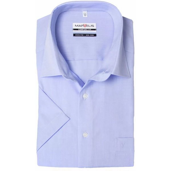 MARVELIS Kurzarmhemd Comfort Fit modern FitKent