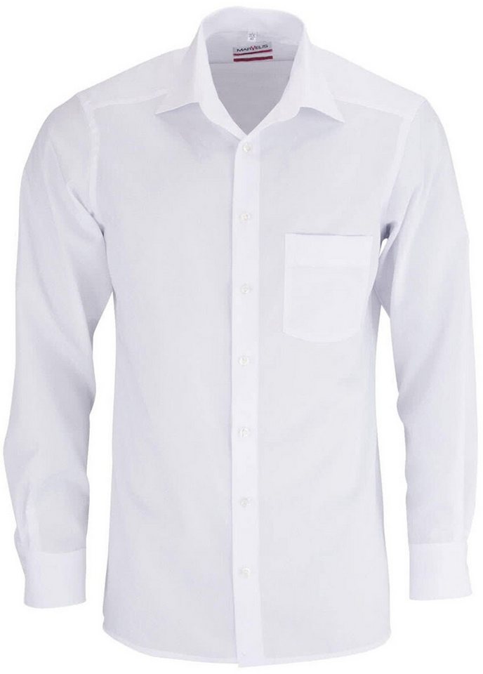 MARVELIS Langarmhemd Modern Fit modern FitHaifisch – Bild 2 von 4