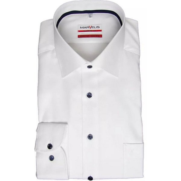 MARVELIS Langarmhemd Modern Fit modern FitKent