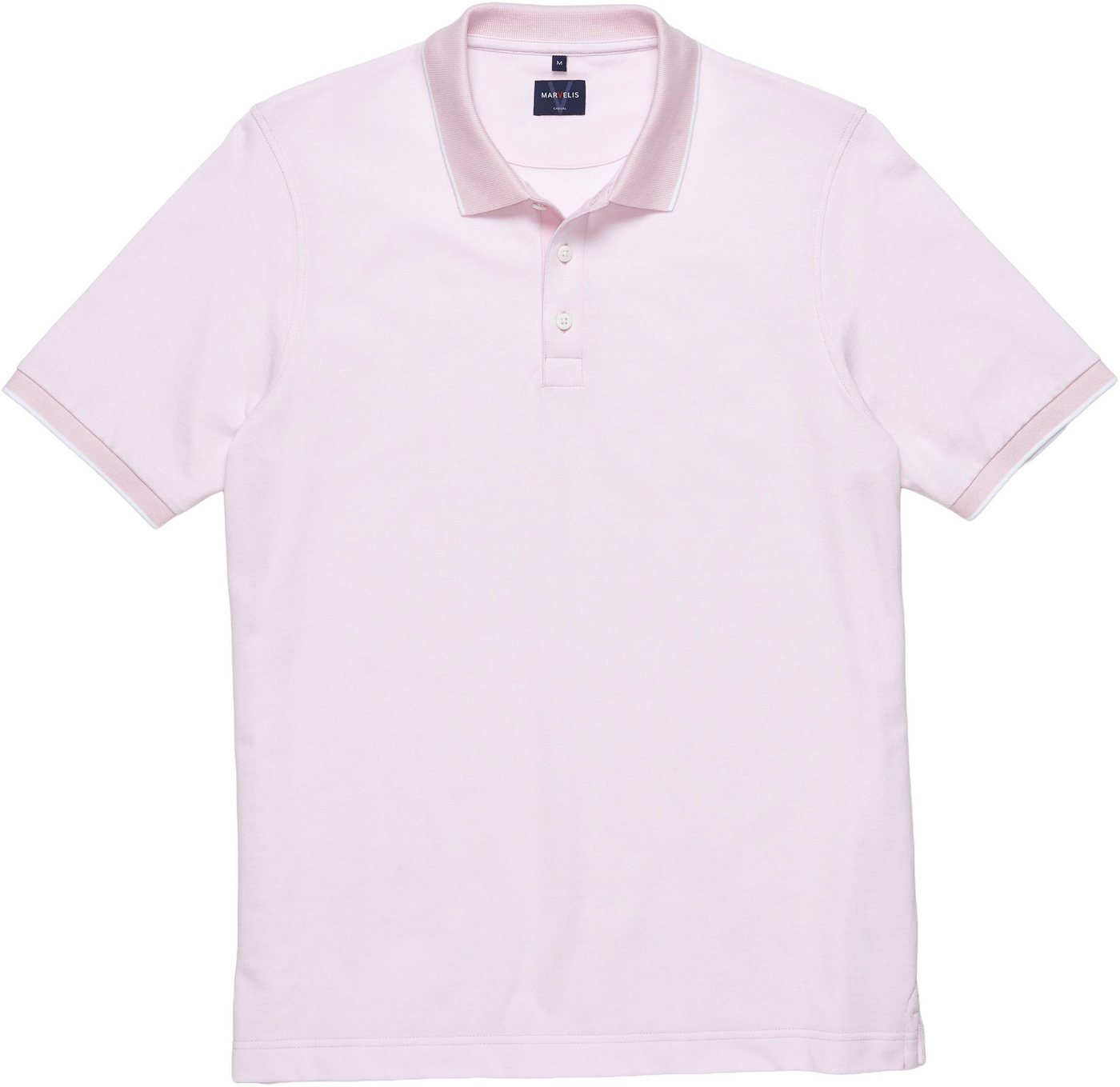 MARVELIS Poloshirt meliert, leicht tailliert – Bild 2 von 2
