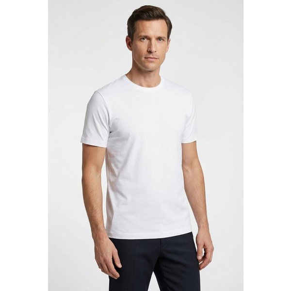 MARVELIS T-Shirt (Packung, 2-tlg) Doppelpack, basic, Rundhals, Unterziehshirt, regular fit