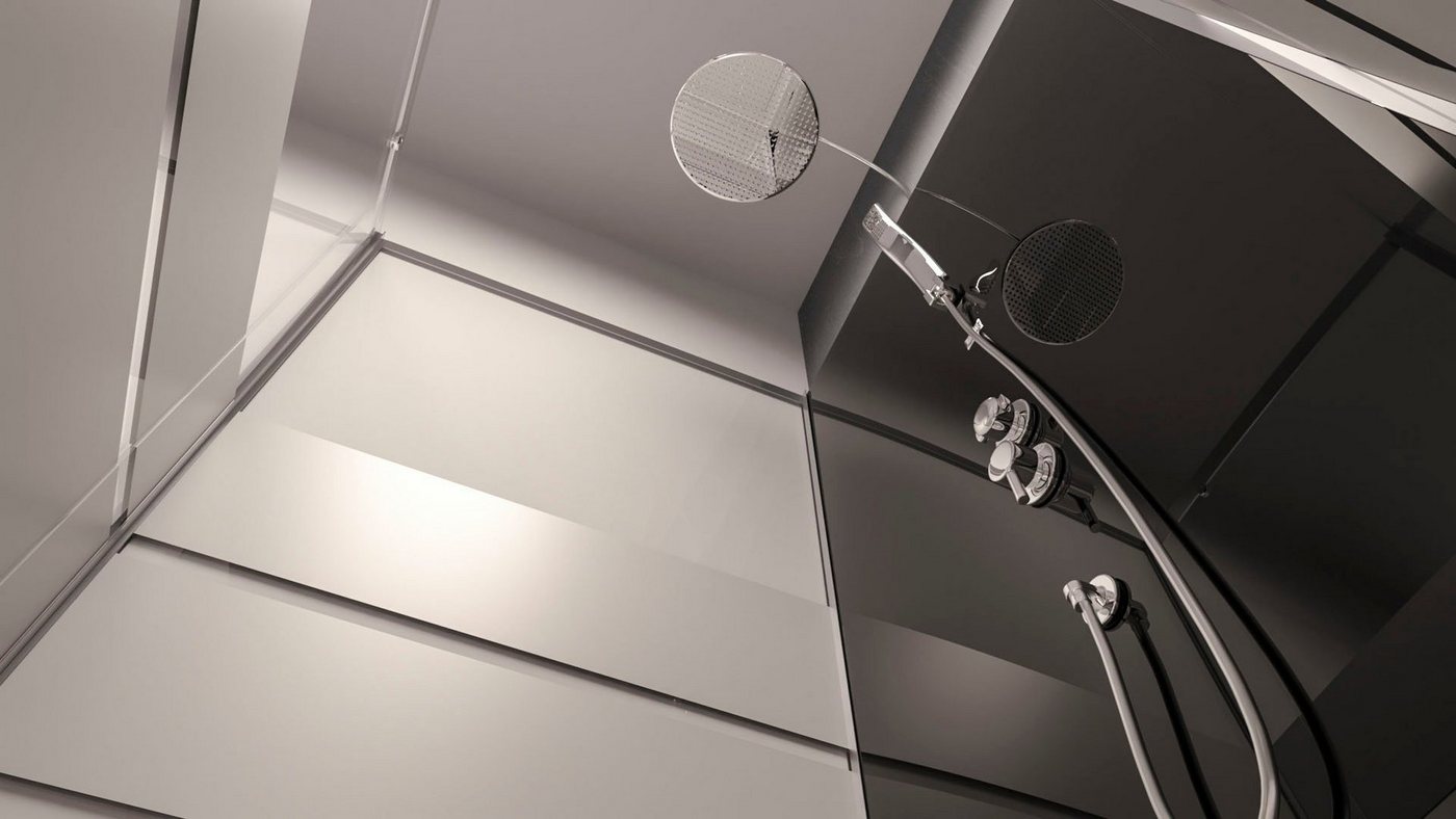 Marwell Komplettdusche Dusy, BxT: 90x90 cm, Einscheibensicherheitsglas, inkl. Armaturen – Bild 5 von 5