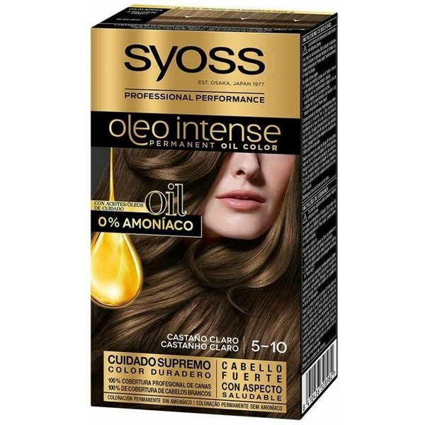 Syoss Mascara Syoss Oleo Intense Permanent Hair Color 5-10 Light Brown