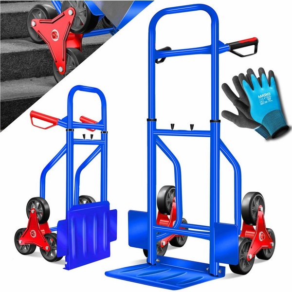 MASKO Sackkarre, Treppenkarre Sackkarre 200kg Transportkarre Treppensteiger