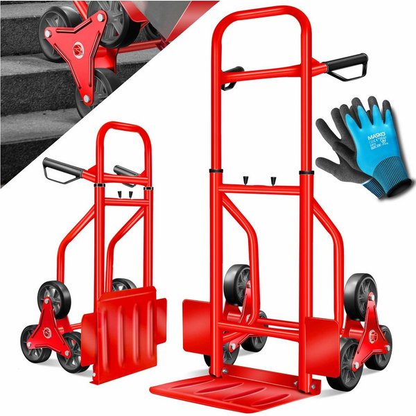 MASKO Sackkarre, Treppenkarre Sackkarre 200kg Transportkarre Treppensteiger