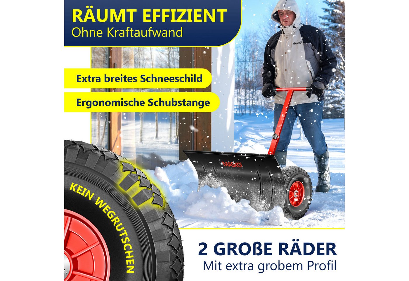 MASKO Schneeschieber – Bild 3 von 5
