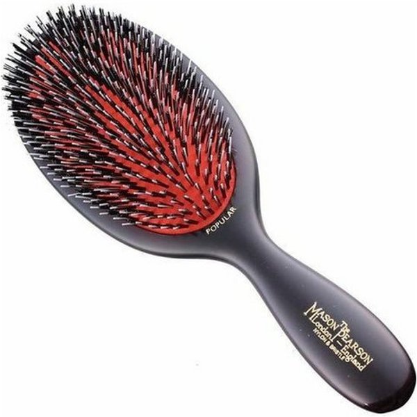 MASON PEARSON Popular Bristle Nylon Dark Ruby/Black Paddlebürste · 1 Stk