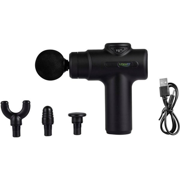 Lifenaxx Massagegerät Lifenaxx LX-039 Massagepistole Schwarz