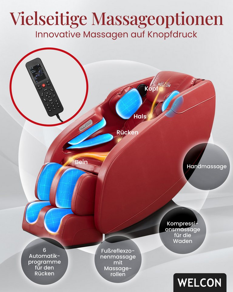WELCON Massagesessel Massagesessel WELCON PRESTIGE II mit Wärmefunktion – Bild 4 von 5