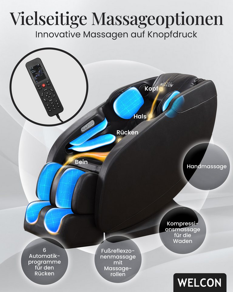 WELCON Massagesessel Massagesessel WELCON PRESTIGE II mit Wärmefunktion – Bild 4 von 5