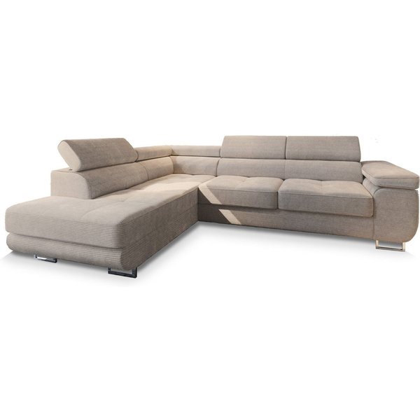 Masseno Ecksofa APIRO mit Schlaffunktion L-Form, Sofa mit Bettkasten