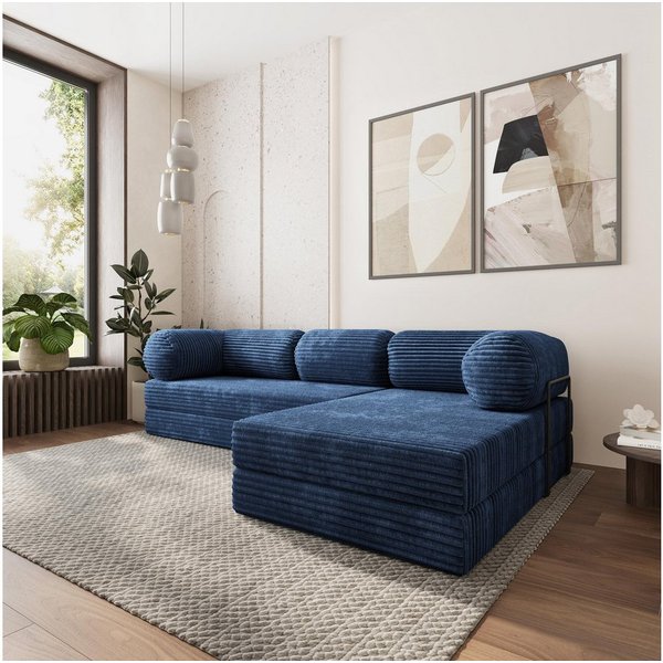 Masseno Ecksofa ETERA modulares Boneless Sofa mit Schlaffunktion
