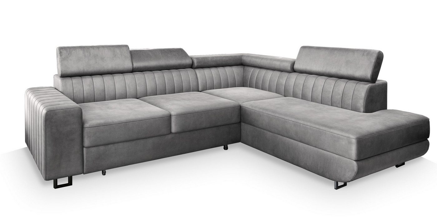 Masseno Ecksofa NOLA mit Schlaffunktion L-Form, Sofa mit Bettkasten – Bild 2 von 5