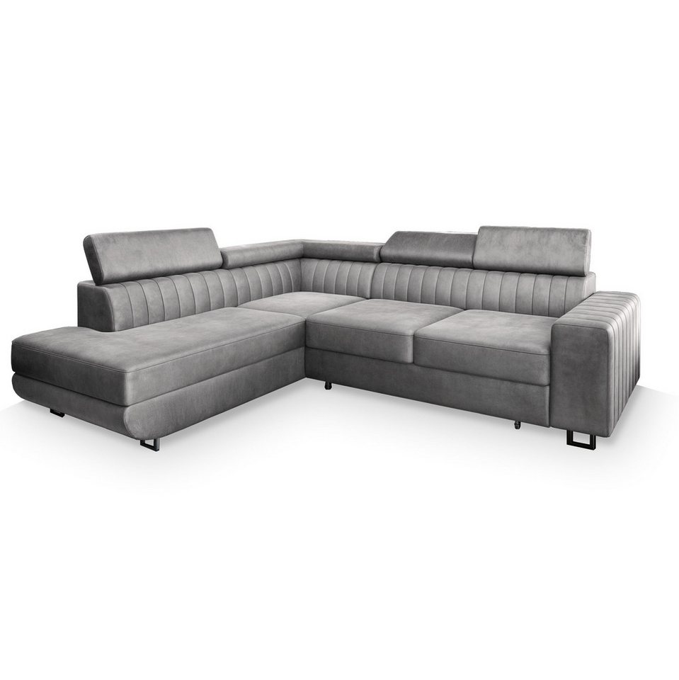 Masseno Ecksofa NOLA mit Schlaffunktion L-Form, Sofa mit Bettkasten – Bild 2 von 5