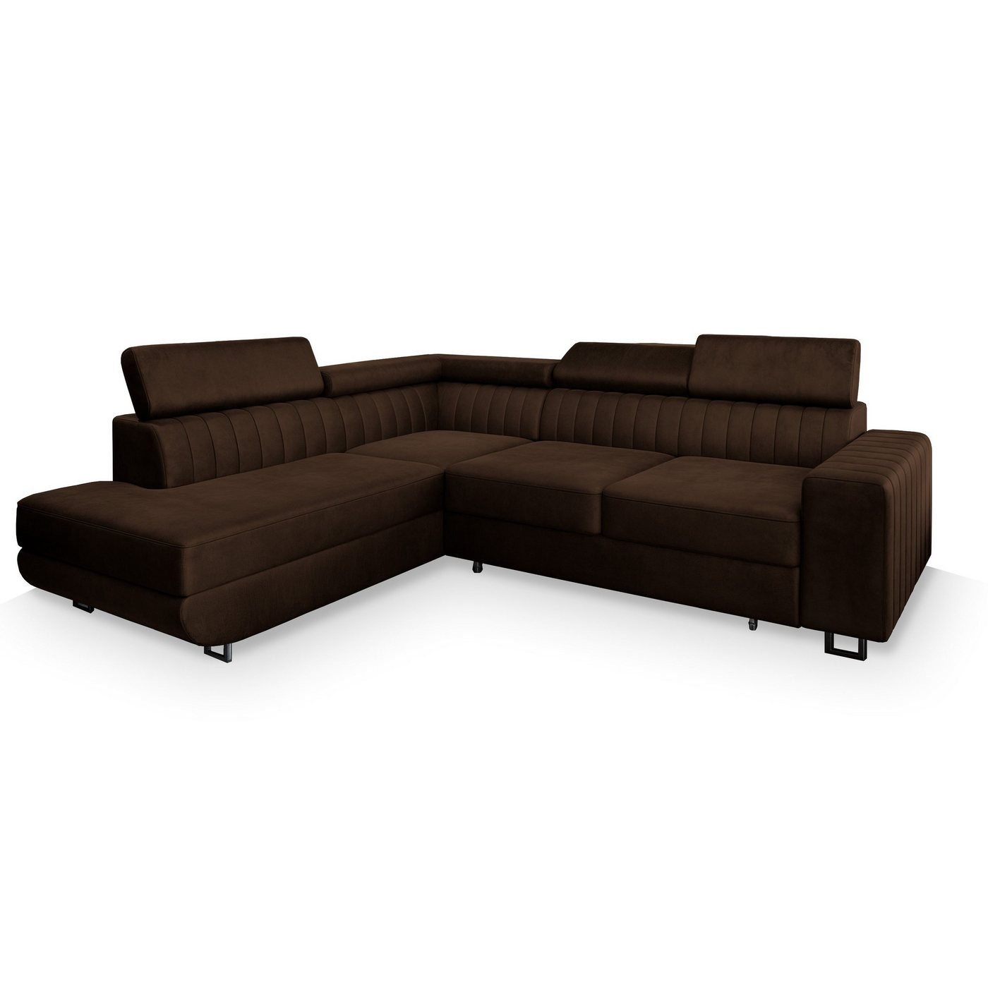Masseno Ecksofa NOLA mit Schlaffunktion L-Form, Sofa mit Bettkasten – Bild 2 von 5