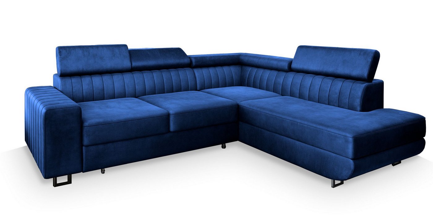 Masseno Ecksofa NOLA mit Schlaffunktion L-Form, Sofa mit Bettkasten – Bild 2 von 5