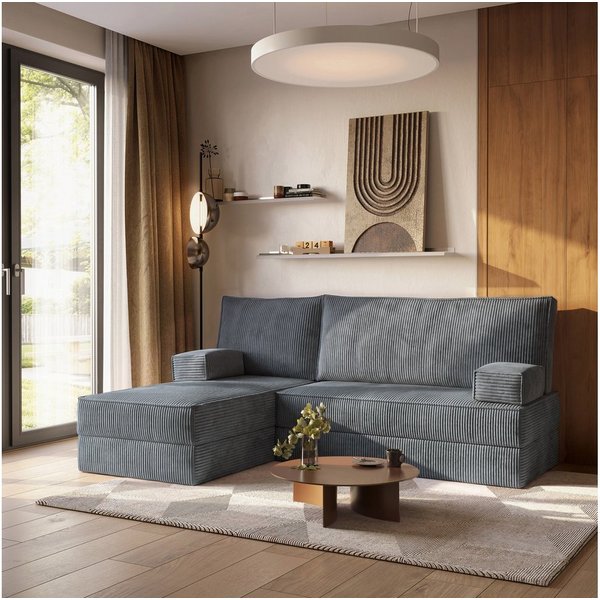 Masseno Ecksofa NOTIA modulares Boneless Sofa mit Schlaffunktion