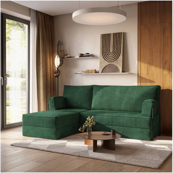 Masseno Ecksofa NOTIA modulares Boneless Sofa mit Schlaffunktion