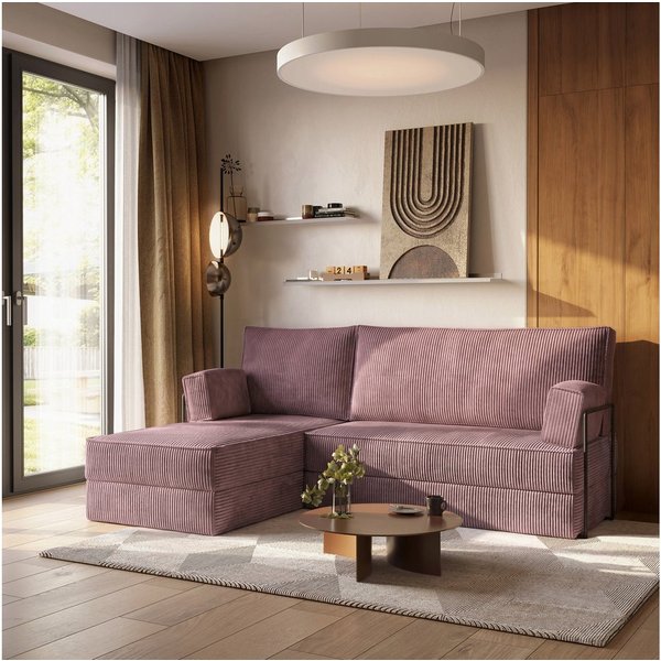 Masseno Ecksofa NOTIA modulares Boneless Sofa mit Schlaffunktion