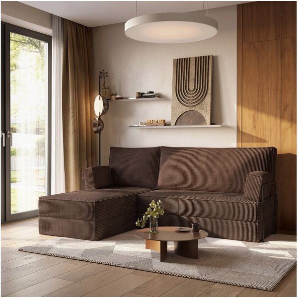 Masseno Ecksofa NOTIA modulares Boneless Sofa mit Schlaffunktion