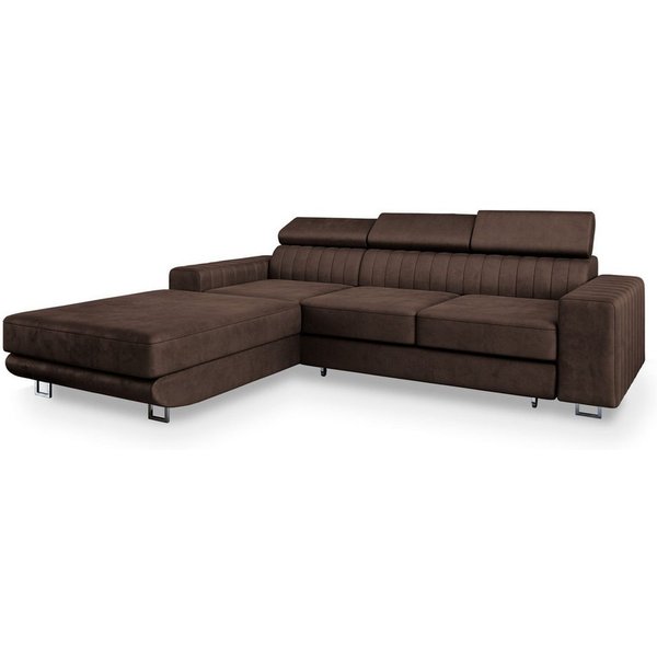 Masseno Ecksofa NOTO mit Schlaffunktion L-Form, Sofa mit Bettkasten