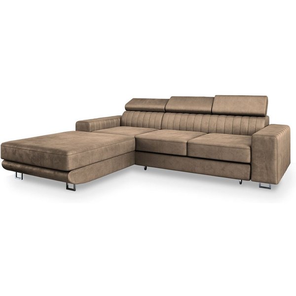 Masseno Ecksofa NOTO mit Schlaffunktion L-Form, Sofa mit Bettkasten