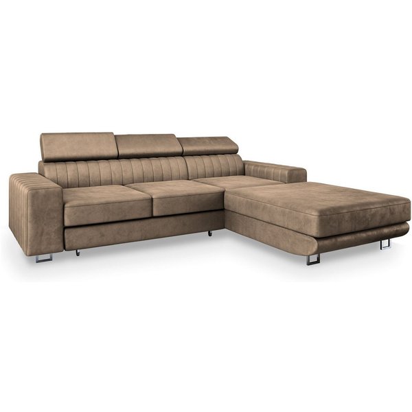 Masseno Ecksofa NOTO mit Schlaffunktion L-Form, Sofa mit Bettkasten