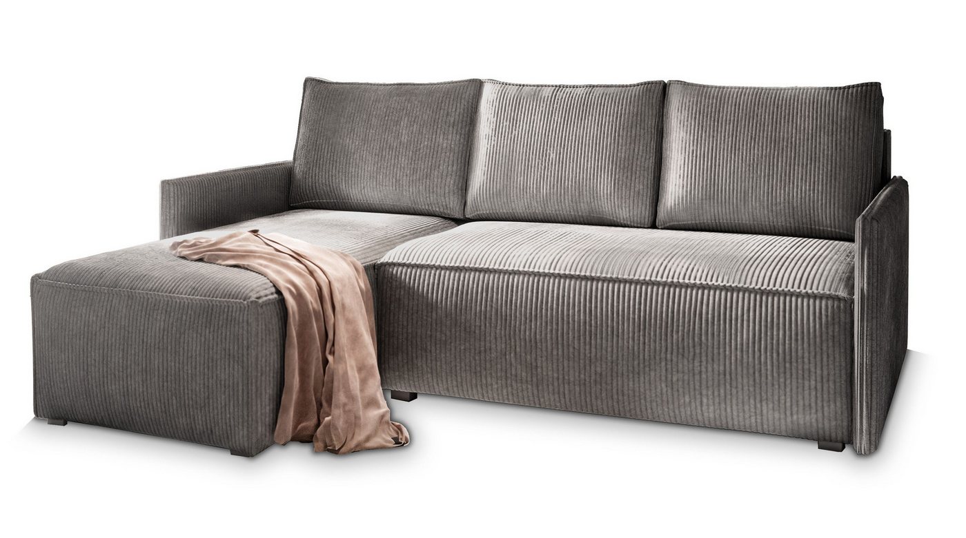 Masseno Ecksofa PERUSI mit Schlaffunktion L-Form, Sofa mit Bettkasten – Bild 2 von 5