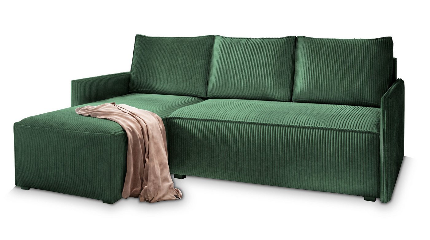 Masseno Ecksofa PERUSI mit Schlaffunktion L-Form, Sofa mit Bettkasten – Bild 2 von 5