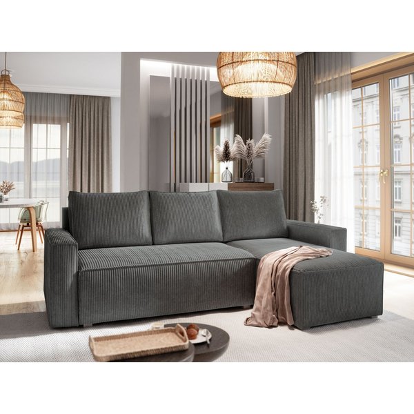Masseno Ecksofa POTARO mit Schlaffunktion L-Form, Sofa mit Bettkasten