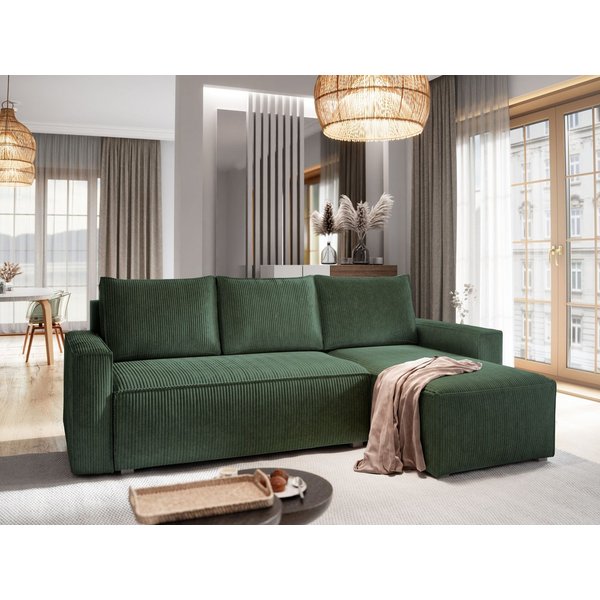 Masseno Ecksofa POTARO mit Schlaffunktion L-Form, Sofa mit Bettkasten