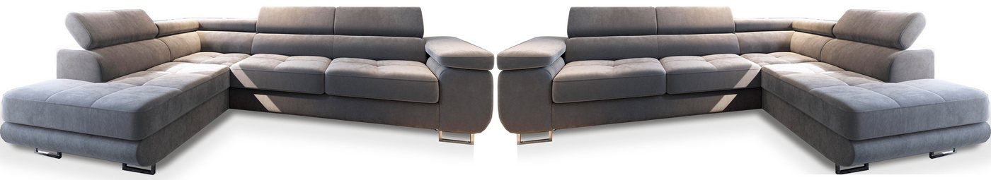 Masseno Ecksofa SELVA mit Schlaffunktion L-Form, Sofa mit Bettkasten – Bild 5 von 5