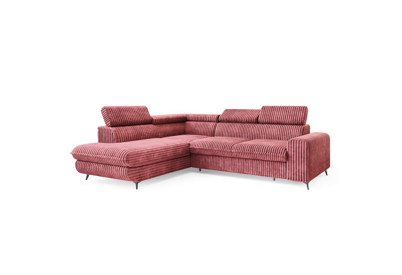 Masseno Ecksofa VELISS mit Schlaffunktion L-Form, Sofa mit Bettkasten – Bild 2 von 5