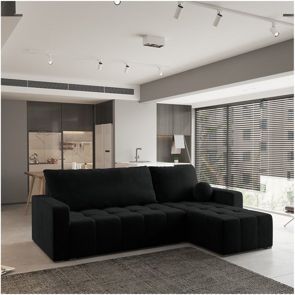 Masseno Ecksofa VOLIRA mit Schlaffunktion L-Form, Sofa mit Bettkasten