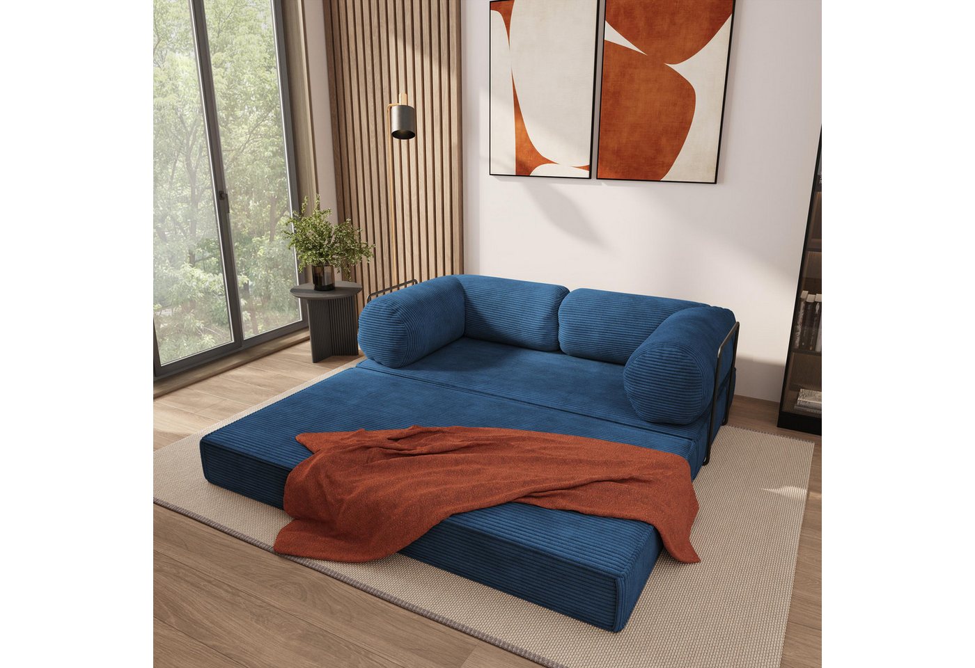 Masseno Sofa ALVIO mit Schlaffunktion, Schlafsofa, Schaumstoffsofa – Bild 3 von 5