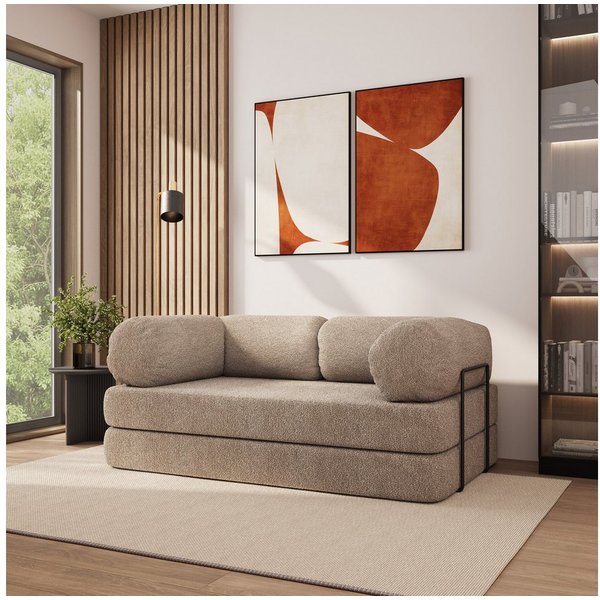 Masseno Sofa EIREN mit Schlaffunktion, Schlafsofa, Schaumstoffsofa
