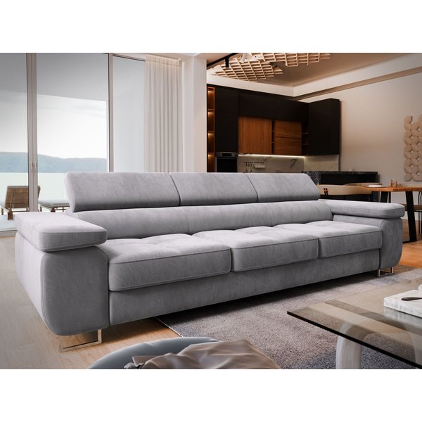 Masseno Sofa MOSINE mit Schlaffunktion, Schlafsofa, Couch mit Bettkasten