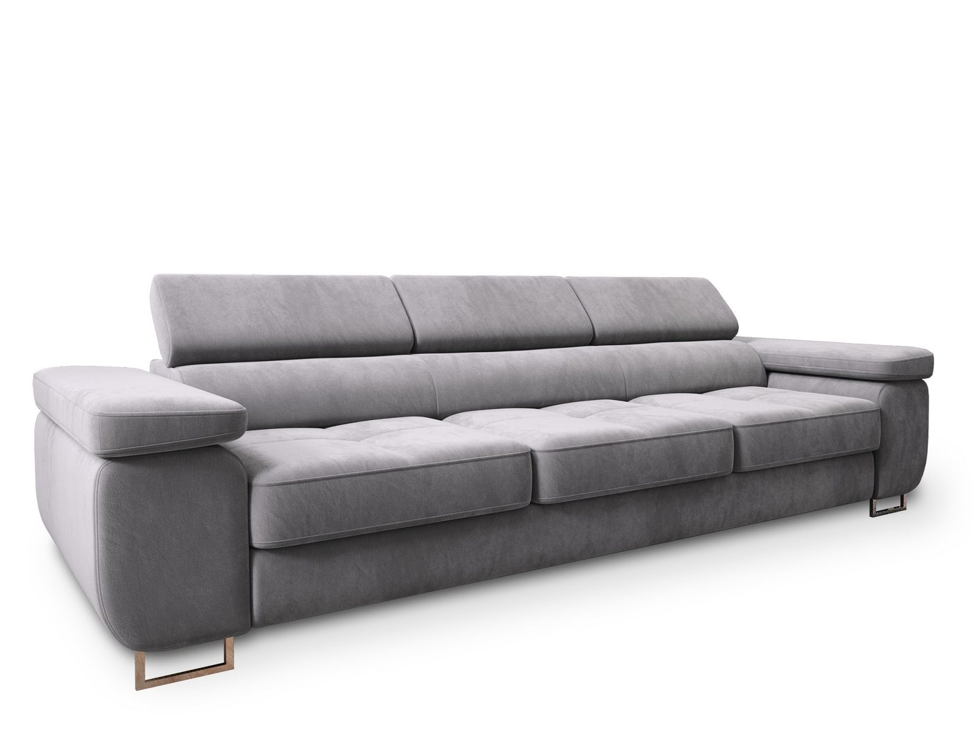 Masseno Sofa MOSINE mit Schlaffunktion, Schlafsofa, Couch mit Bettkasten – Bild 2 von 5