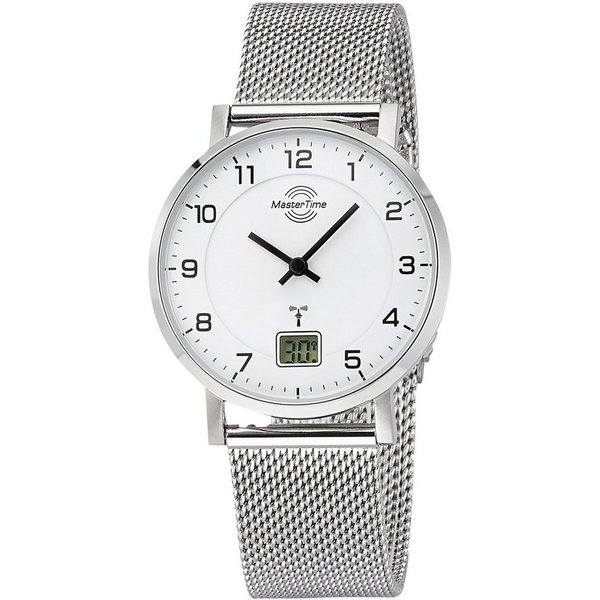 MASTER TIME Funkuhr Advanced MTLS-10740-12M, Armbanduhr, Quarzuhr, Damenuhr, Datum