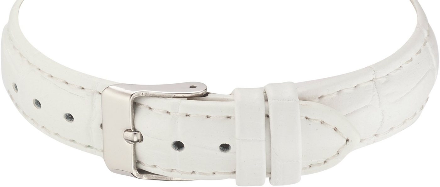 MASTER TIME Funkuhr Basic MTLA-10798-42L, Armbanduhr, Damenuhr, Datum, Leuchtzeiger, Lederarmband – Bild 3 von 3