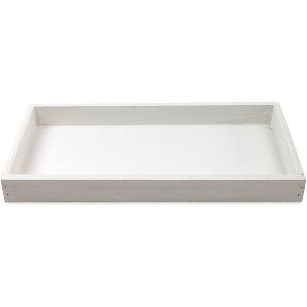 matches21 HOME & HOBBY Bilderrahmen Holz Servier-Tablett rechteckig weiß 30 x 15 cm als Deko-Tablett, (1 St), Kleines Holz-Tablett als Boho Tisch-Deko Adventskr